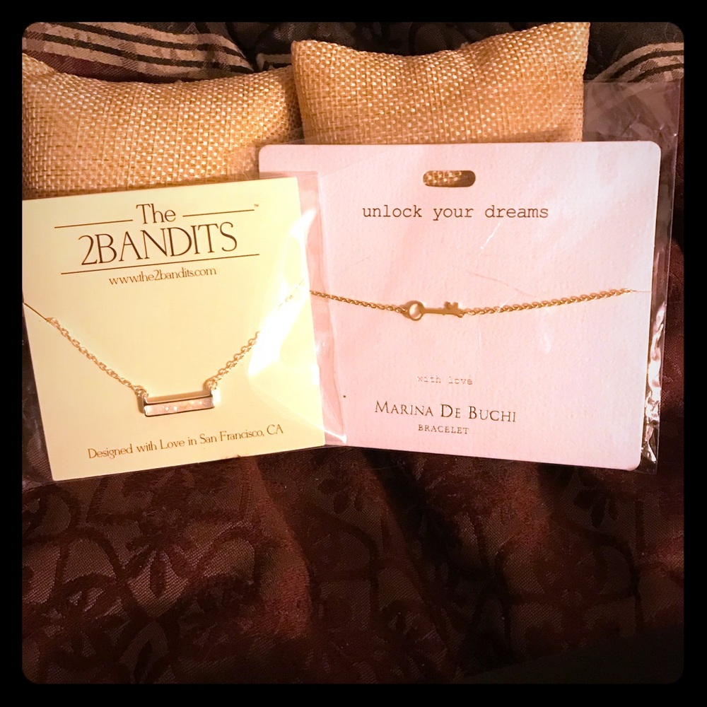 Necklace- Unlock your dreams & 2 Bandits
